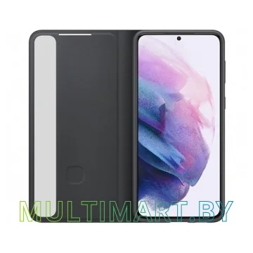 Чехол Samsung Smart Clear View Cover для Galaxy S21+ (черный) картинка 3